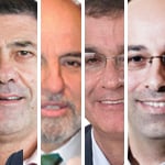 שלמה מעוז, אריה מליניאק, יורם גבאי וירון זליכה 